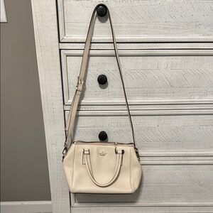 Kate Spade Cream Leather Shoulder Bag